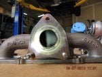 Auto part Automotive super charger part Exhaust manifold Pipe